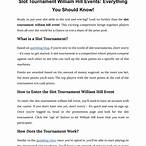 slot tournament william hill